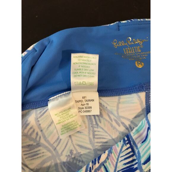 Lilly Pulitzer Luxletic UPF+50 Jolena Weekender Lets Mango Leggings - Medium - Picture 14 of 14